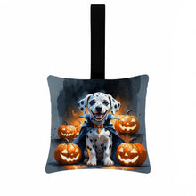 Load image into Gallery viewer, Dalmatian Puppy Halloween Mini Hanging Pillow Ornament 3.5 × 3.5