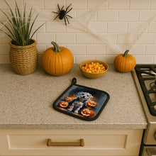 Load image into Gallery viewer, Dalmatian Puppy Halloween Pair of Pot Holders
