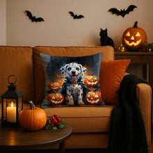 Load image into Gallery viewer, Dalmatian Puppy Halloween Throw Pillow