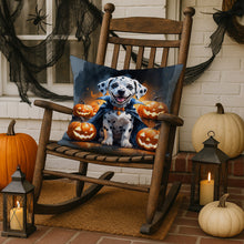 Load image into Gallery viewer, Dalmatian Puppy Halloween Throw Pillow