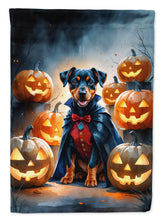 Load image into Gallery viewer, Doberman Pinscher Puppy Halloween House Flag