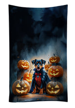 Load image into Gallery viewer, Doberman Pinscher Puppy Halloween Kitchen Towel