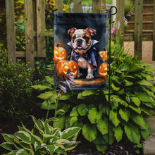 Load image into Gallery viewer, English Bulldog Puppy Halloween Garden Flag