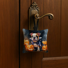 Load image into Gallery viewer, English Bulldog Puppy Halloween Mini Hanging Pillow Ornament 3.5 × 3.5