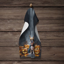 Load image into Gallery viewer, French Bulldog Puppy Halloween Kitchen Towel