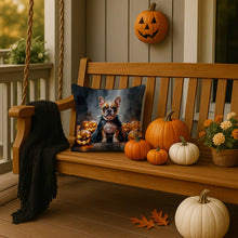 Load image into Gallery viewer, French Bulldog Puppy Halloween Throw Pillow