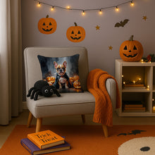 Load image into Gallery viewer, French Bulldog Puppy Halloween Throw Pillow