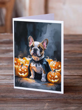 Load image into Gallery viewer, French Bulldog Puppy Halloween Greeting Cards Pack of 8