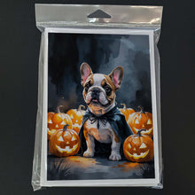 Load image into Gallery viewer, French Bulldog Puppy Halloween Greeting Cards Pack of 8