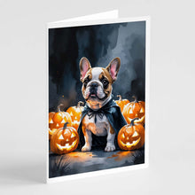 Load image into Gallery viewer, French Bulldog Puppy Halloween Greeting Cards Pack of 8