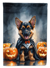 Load image into Gallery viewer, German Shepherd Puppy Halloween Garden Flag