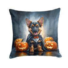 Load image into Gallery viewer, German Shepherd Puppy Halloween Throw Pillow