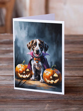 Load image into Gallery viewer, German Shorthaired Pointer Puppy Halloween Greeting Cards Pack of 8