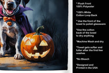 Load image into Gallery viewer, German Shorthaired Pointer Puppy Halloween Kitchen Towel
