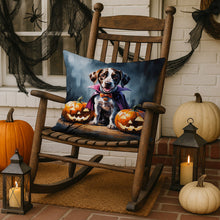 Load image into Gallery viewer, German Shorthaired Pointer Puppy Halloween Throw Pillow