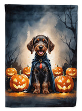 Load image into Gallery viewer, German Wirehaired Pointer Puppy Halloween Garden Flag