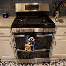 Load image into Gallery viewer, Goldendoodle Puppy Halloween Kitchen Towel