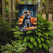 Load image into Gallery viewer, Jack Russell Terrier Puppy Halloween Garden Flag