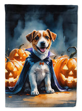 Load image into Gallery viewer, Jack Russell Terrier Puppy Halloween Garden Flag