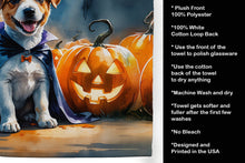 Load image into Gallery viewer, Jack Russell Terrier Puppy Halloween Kitchen Towel