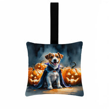 Load image into Gallery viewer, Jack Russell Terrier Puppy Halloween Mini Hanging Pillow Ornament 3.5 × 3.5