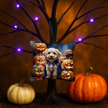 Load image into Gallery viewer, Labradoodle Puppy Halloween Mini Hanging Pillow Ornament 3.5 × 3.5
