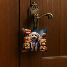 Load image into Gallery viewer, Labradoodle Puppy Halloween Mini Hanging Pillow Ornament 3.5 × 3.5