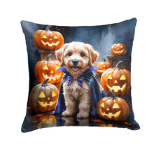 Load image into Gallery viewer, Labradoodle Puppy Halloween Throw Pillow