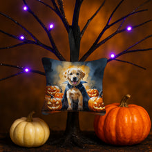 Load image into Gallery viewer, Yellow Labrador Retriever Puppy Halloween Mini Hanging Pillow Ornament 3.5 × 3.5