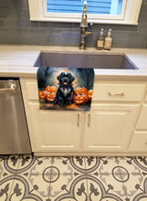 Load image into Gallery viewer, Newfoundland Puppy Halloween Kitchen Towel