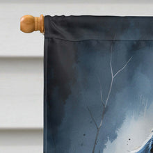 Load image into Gallery viewer, Black Newfoundland Puppy Halloween House Flag