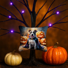 Load image into Gallery viewer, Pit Bull Terrier Puppy Halloween Mini Hanging Pillow Ornament 3.5 × 3.5