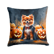 Load image into Gallery viewer, Pomeranian Puppy Halloween Throw Pillow