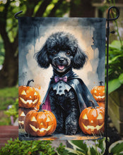 Load image into Gallery viewer, Black Poodle Puppy Halloween Garden Flag