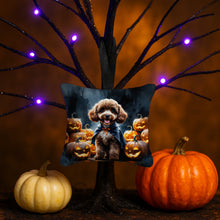 Load image into Gallery viewer, Chocolate Poodle Puppy Halloween Mini Hanging Pillow Ornament 3.5 × 3.5