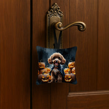 Load image into Gallery viewer, Chocolate Poodle Puppy Halloween Mini Hanging Pillow Ornament 3.5 × 3.5