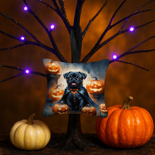 Load image into Gallery viewer, Black Pug Puppy Halloween Mini Hanging Pillow Ornament 3.5 × 3.5