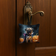 Load image into Gallery viewer, Pug Puppy Halloween Mini Hanging Pillow Ornament 3.5 × 3.5
