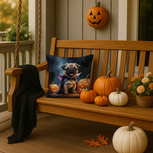 Load image into Gallery viewer, Pug Puppy Halloween Throw Pillow