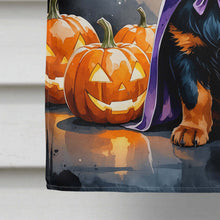 Load image into Gallery viewer, Rottweiler Puppy Halloween House Flag