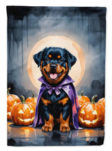 Load image into Gallery viewer, Rottweiler Puppy Halloween House Flag