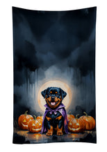Load image into Gallery viewer, Rottweiler Puppy Halloween Kitchen Towel