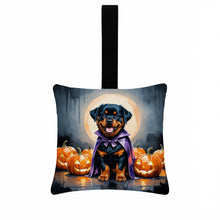 Load image into Gallery viewer, Rottweiler Puppy Halloween Mini Hanging Pillow Ornament 3.5 × 3.5