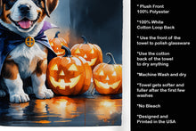 Load image into Gallery viewer, Saint Bernard Puppy Halloween Kitchen Towel