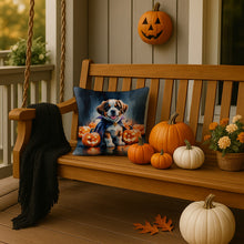 Load image into Gallery viewer, Saint Bernard Puppy Halloween Throw Pillow