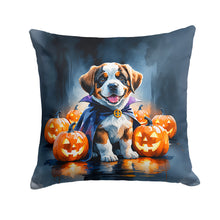 Load image into Gallery viewer, Saint Bernard Puppy Halloween Throw Pillow