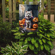 Load image into Gallery viewer, Samoyed Puppy Halloween Garden Flag
