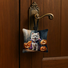 Load image into Gallery viewer, Samoyed Puppy Halloween Mini Hanging Pillow Ornament 3.5 × 3.5