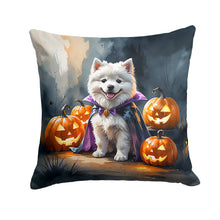 Load image into Gallery viewer, Samoyed Puppy Halloween Throw Pillow