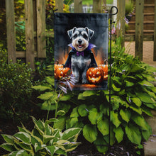 Load image into Gallery viewer, Schnauzer Puppy Halloween Garden Flag